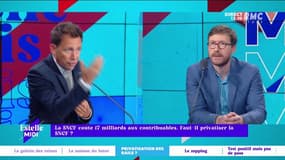 Ça chauffe en plateau entre Daniel Riolo et Pierre Rondeau à propos de la privatisation de la SNCF.