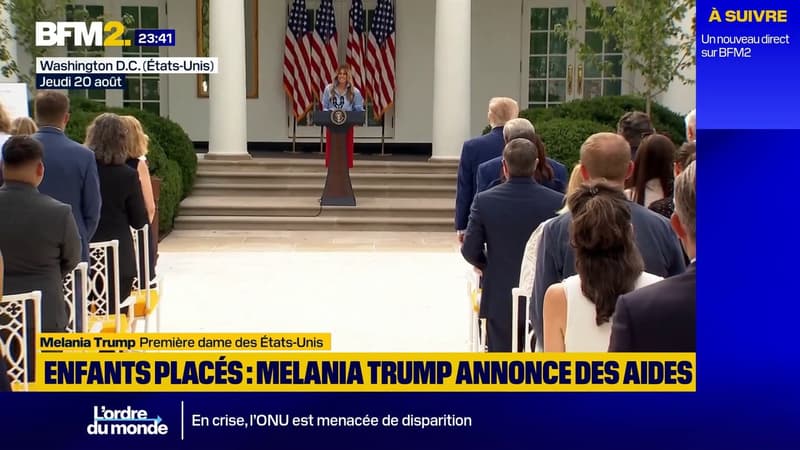 "J'ai entendu dire que je vous avais manqué": Melania Trump apparaît de nouveau après un mois d'absence