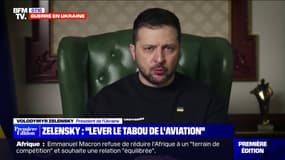 Ukraine: Zelensky demande aux Occidentaux de lever le "tabou de l'aviation"