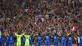 Les Bleus au Vélodrome lors de la finale de l'Euro 2016