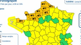 Le Nord et le nord-ouest de la France sont frappés par la neige