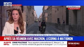 "Aujourd'hui, ce qui fait le plus consensus, c'est le départ du président de la République", assure Clémence Guetté (LFI)