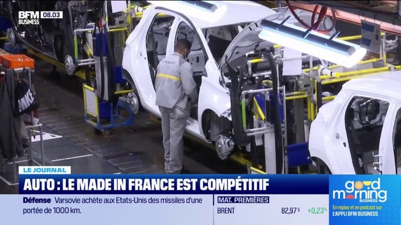 Regarder la vidéo Auto : le made in France est compétitif