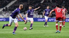 Branco van den Boomen lors de Toulouse-Dunkerque le 7 mars 2022