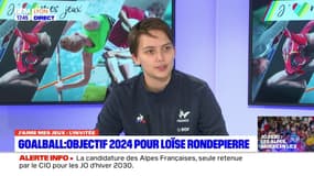 J'aime mes jeux: Loïse Rondepierre vise les JO 2024 en goalball