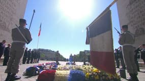 Emmanuel Macron a commémoré le 8-mai 1945.