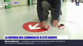 Déconfinement: reprise des commerces à Cité Europe, dans le Pas-de-Calais
