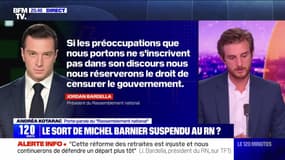 Le sort de Michel Barnier suspendu au RN ? - 07/09