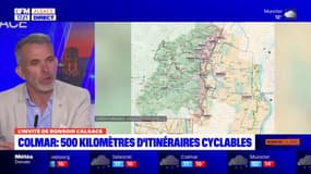 Une nouvelle carte regroupe 27 circuits et 500km d'itinéraires cyclables autour de Colmar