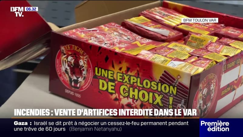 Incendies: la vente d'engins pyrotechniques interdite dans le Var en vue du 14-Juillet