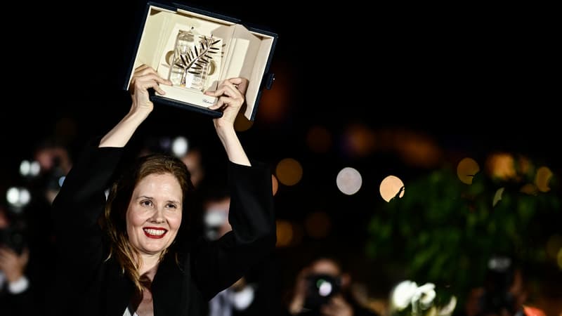 Justine Triet, Palme d'or à Cannes, le 37 mai 2023.