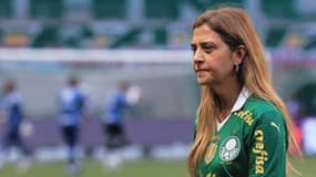 Leila Pereira, présidente de Palmeiras, le 7 avril 2024