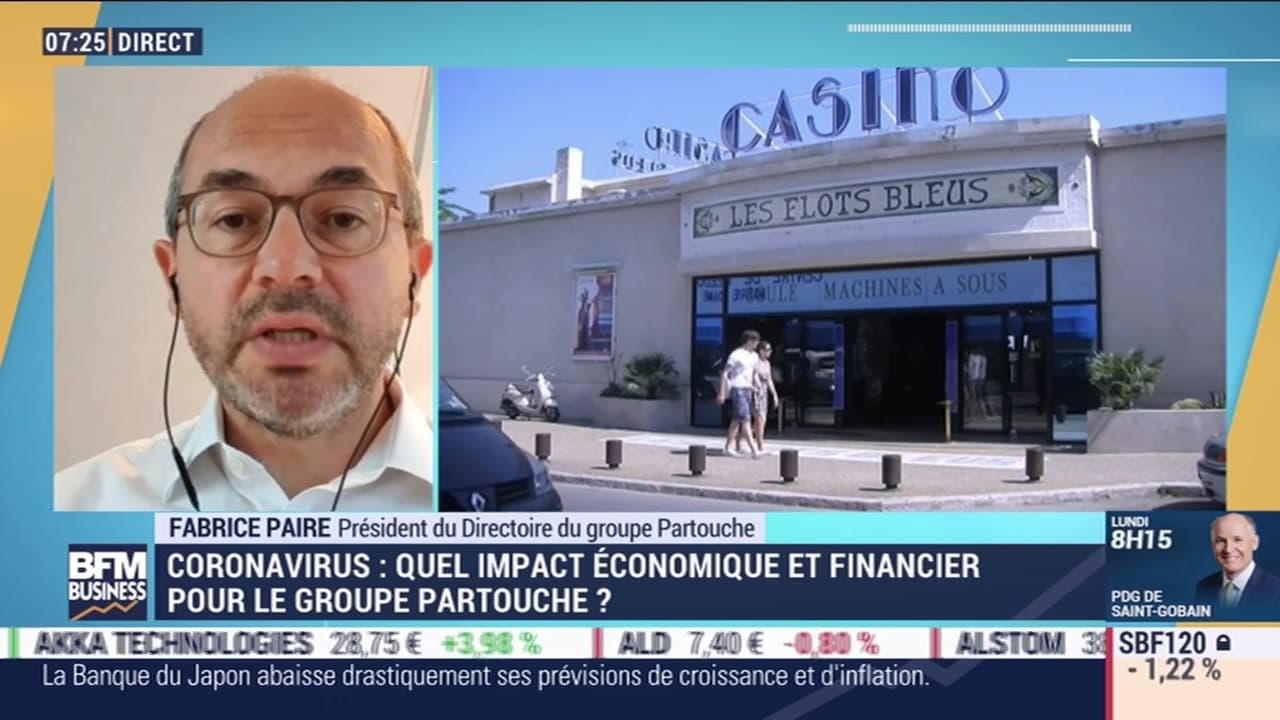 Fabrice Paire Partouche Quel Impact Economique Et Financier Du Coronavirus Pour Le Groupe Partouche 27 04