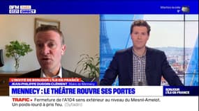 Jean-Philippe Dugoin-Clément, maire de Mennecy, explique pourquoi la rénovation du théâtre Jean-Jacques Robert était importante