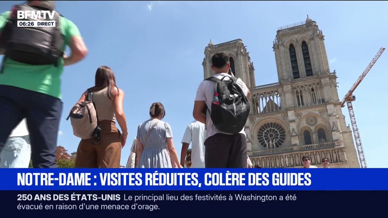 Notre-Dame de Paris: les guides conférenciers en colère depuis la mise en place de nouvelles règles de réservation