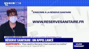 Catherine Lemorton, responsable de la réserve sanitaire de Santé Publique France: "Toutes les semaines, nous lançons des alertes aux 27 700 professionnels des soins critiques"