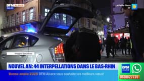 Bas-Rhin: 44 interpellations la nuit de la Saint-Sylvestre et mineur renversé par un chauffard