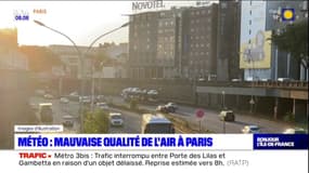 Paris: les polluants s'accumulent, la qualité de l'air est mauvaise