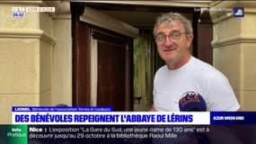Alpes-Maritimes: des bénévoles repeignent l'abbaye des îles de Lérins