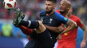 Olivier Giroud face à Vincent Kompany
