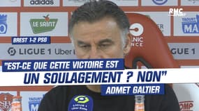 Brest 1-2 PSG : "Cette victoire est-elle un soulagement ? Non" admet Galtier