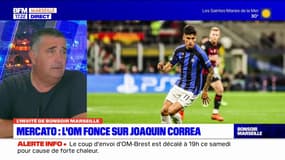 Mercato: l'OM fonce sur Joaquin Correa pour le côté gauche