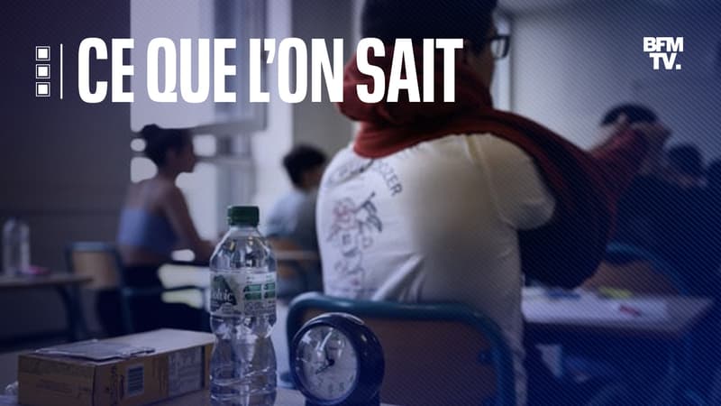 Des étudiants planchant sur un examen à Bordeaux en juin 2022. 