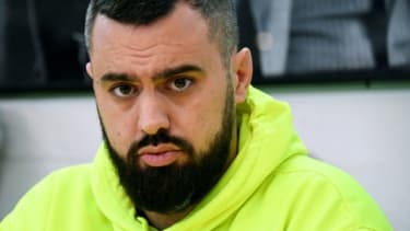 Eric Drouet, figure emblématique du mouvement des gilets jaunes, le 30 janvier 2019.