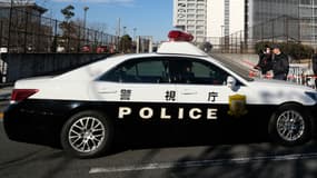 Une voiture de police au Japon, ici photographiée le 11 janvier 2019.