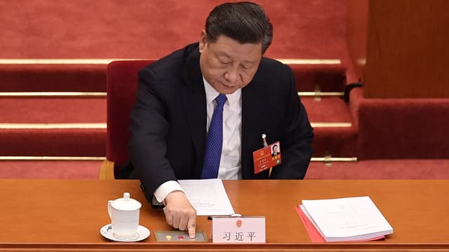 Le président chinois Xi Jinping, le 28 mai 2020
