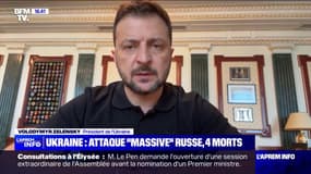 Une attaque "massive" de la Russie sur l'Ukraine fait au moins quatre morts