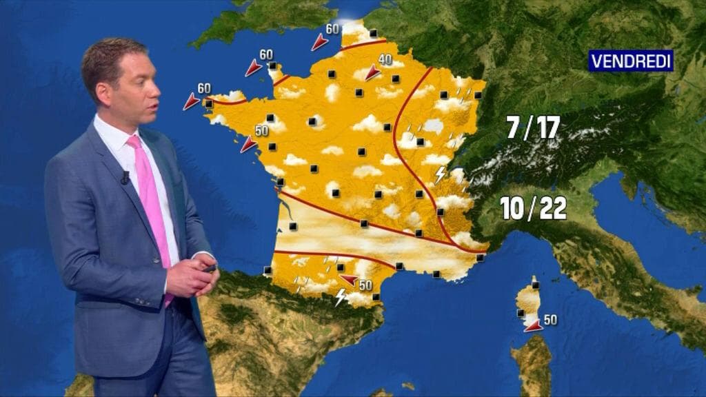 La météo de ce vendredi