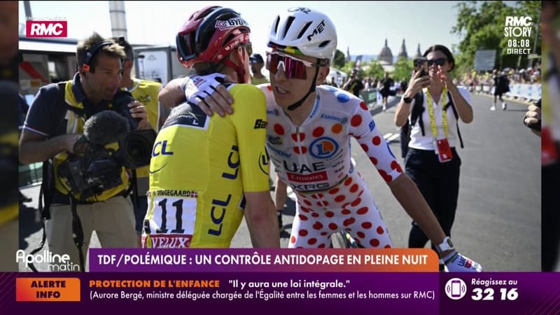 Polémique/TDF : un contrôle antidopage en pleine nuit