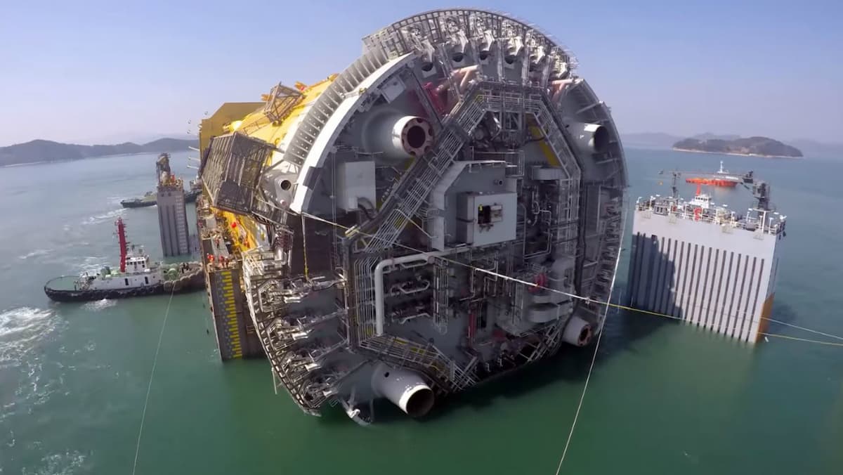 Avec cette immense turbine, Statoil construit la plus grande plateforme  gazière du monde