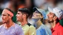 Rafael Nadal, Carlos Alcaraz, Jannik Sinner et Novak Djokovic seront les têtes d'affiche de Roland-Garros en 2024.