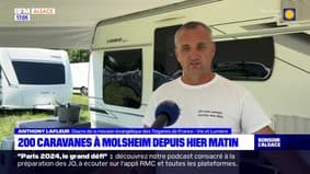 Bas-Rhin: la mairie dénonce l'installation illégale de 200 caravanes à Molsheim