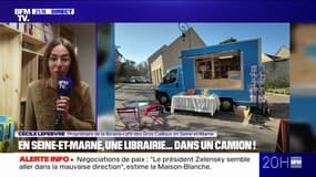 "J'ai beaucoup d'habitués": Cécile Lefebvre est propriétaire d'un camion-librairie, elle nous raconte son histoire
