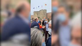 Le Garde des Sceaux face au député insoumis ce samedi à Péronne. 