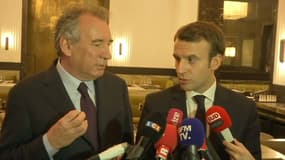 François Bayrou et Emmanuel Macron.
