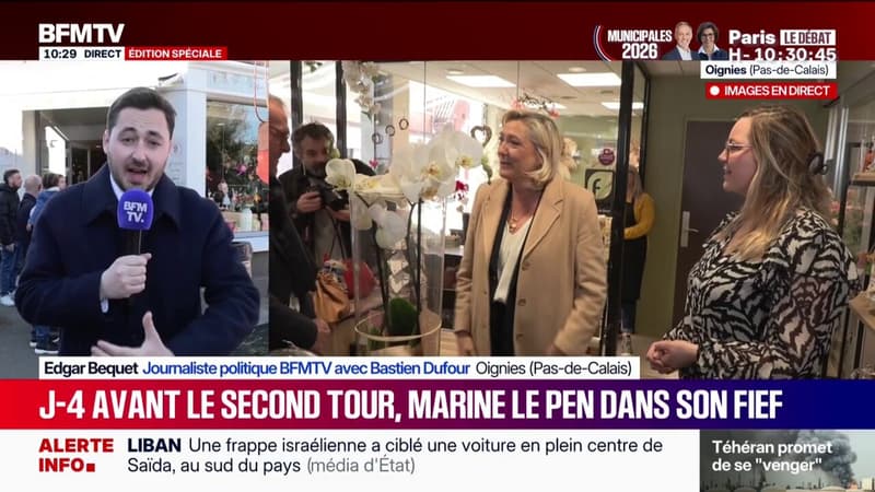 Municipales: Marine Le Pen sur ses terres dans le Pas-de-Calais pour apporter son soutien aux candidats RN