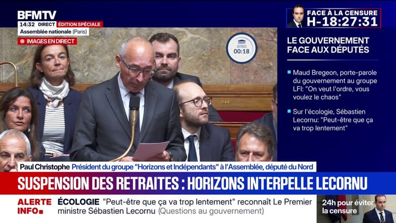 Suspension de la réforme des retraites: 