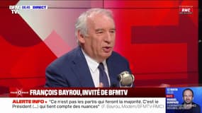 François Bayrou: "Ce ne sont pas les partis qui feront la majorité, c'est le président de la République qui décide quelle est la personnalité qui peut rassembler"