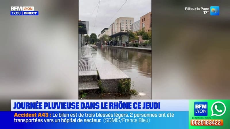 Rhône: journée pluvieuse ce jeudi dans le département