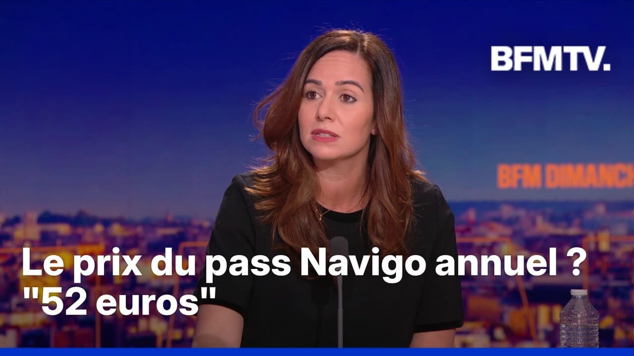 Le prix du pass Navigo annuel à "52 euros": interrogée sur BFMTV, Sarah Knafo plaide un "lapsus" Kép