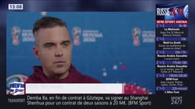 Robbie Williams est déjà dans son match