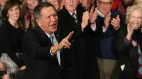 John Kasich, le 9 février, dans le New Hampshire. 