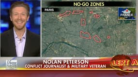 Nolan Peterson parle de l'existence de zones interdites aux non-musulmans en France.