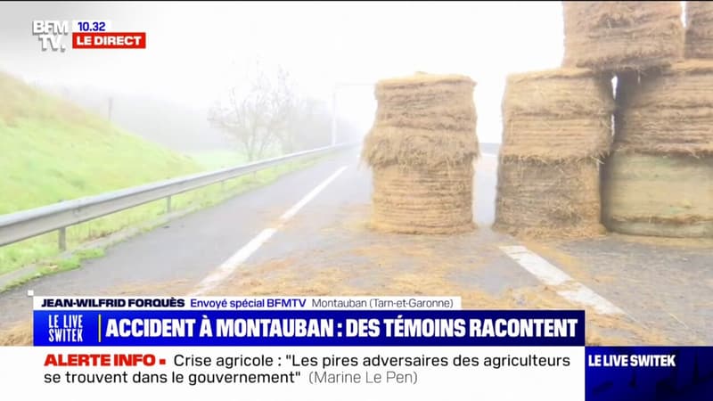 Montauban: deux blessés légers lors d'un nouvel accident sur un barrage d'agriculteurs