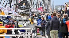 Avant le départ de la transat Jacques Vabre, Le Havre, 29 octobre 2023