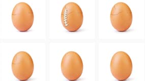 Le compte Instagram de l'oeuf Eugène. 